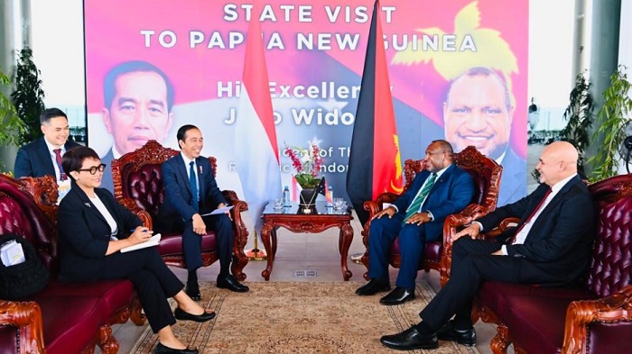 jokowi kunjungi papua nugini